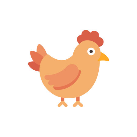 Delicious Chicken Icon for Recipe Usageのイラスト素材