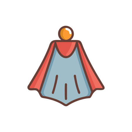 Charming Cape Icon for Costume Projectsのイラスト素材