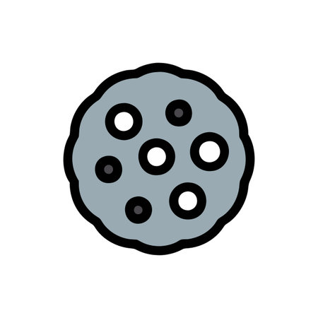 Yummy Cookie Icon for Baking Themesのイラスト素材