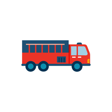 Firetruck Icon for Emergency Services