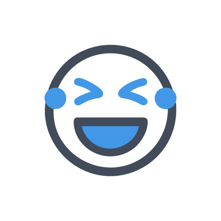 Charming Laughter Icon for Fun Projectsのイラスト素材