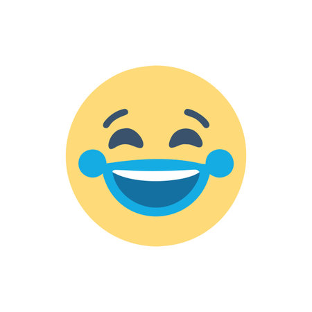 Charming Laughing Face Icon for Creative Projectsのイラスト素材