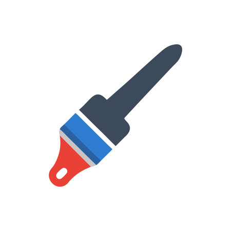 Paintbrush Icon for Art and Creativityのイラスト素材