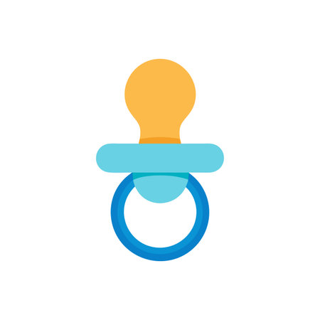 Cute Pacifier Icon for Infant Needs