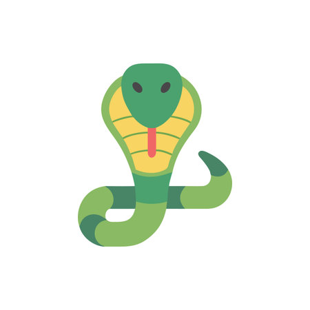 Charming Snake Icon for Creative Projectsのイラスト素材