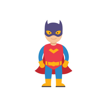 Dynamic Superhero Icon for Creative Projectsのイラスト素材