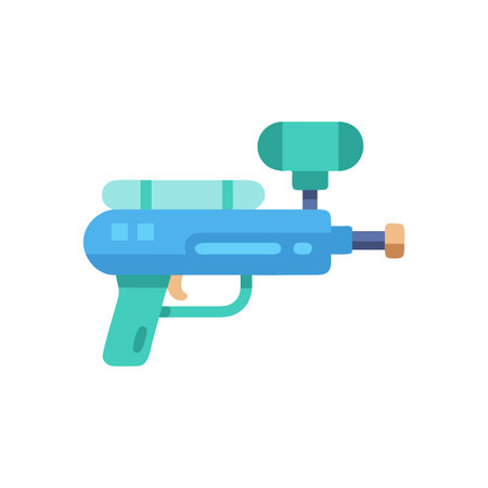 Whimsical Water Gun Icon for Joyful Playのイラスト素材