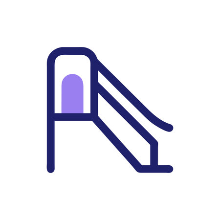 Colorful Slide Icon for Summer Funのイラスト素材
