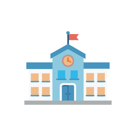 School Icon for Educationのイラスト素材