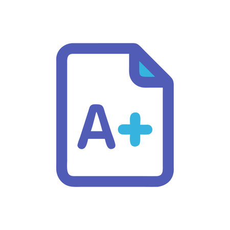Grade Indicator Icon Designのイラスト素材