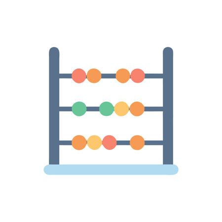 Abacus Learning Tool Iconのイラスト素材