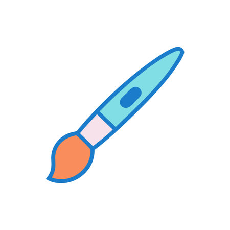 Art Brush Icon for Creativityのイラスト素材