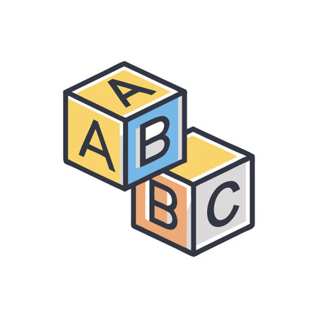 Icon for Alphabet Cubesのイラスト素材