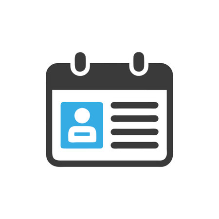 Attendance Register Iconのイラスト素材
