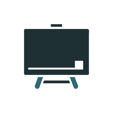 Classroom Blackboard Iconのイラスト素材