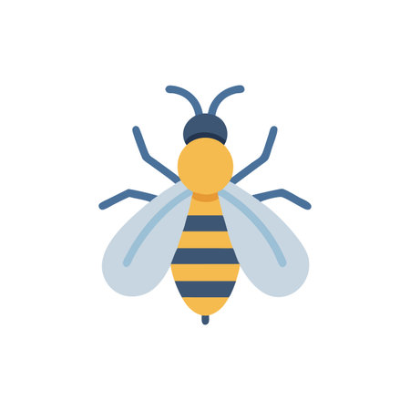 Bee Insect Icon Designのイラスト素材