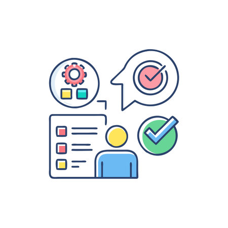 Assessment Icon for Behaviorのイラスト素材