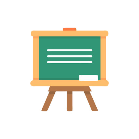 Teaching Blackboard Icon Designのイラスト素材