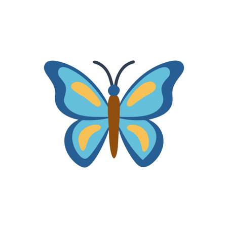Wild Butterfly Iconのイラスト素材