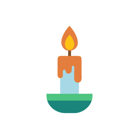 Candle Icon for Relaxationのイラスト素材
