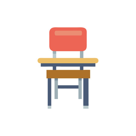 Educational Classroom Chair Iconのイラスト素材