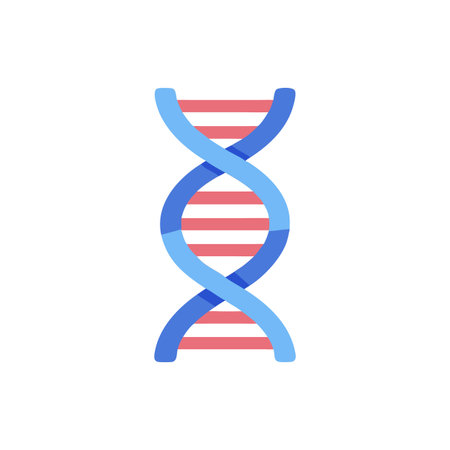DNA Helix Icon for Biologyのイラスト素材