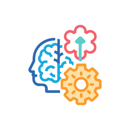 Essential Cognitive Skills Concept Iconのイラスト素材
