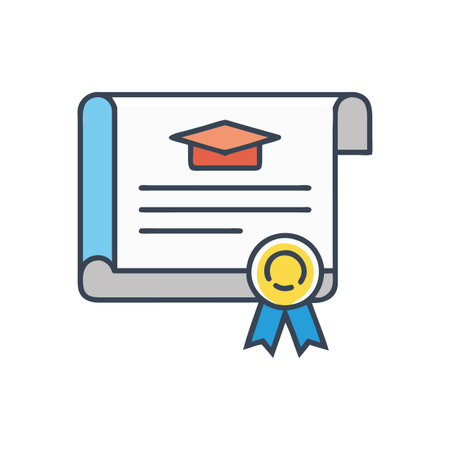 Icon for Graduation Certificatesのイラスト素材