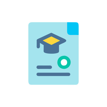 Icon for Graduation Degreesのイラスト素材