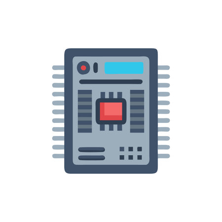 Tech-Savvy CPU Design Icon