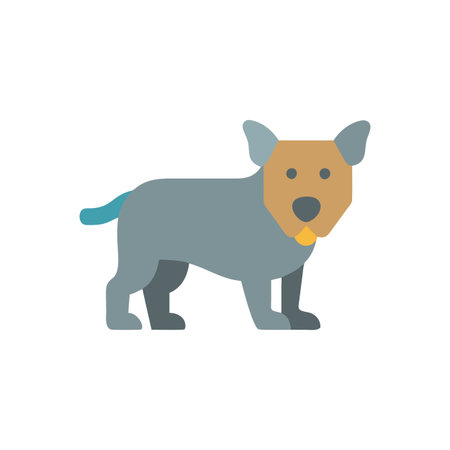 Cute Dog Iconのイラスト素材