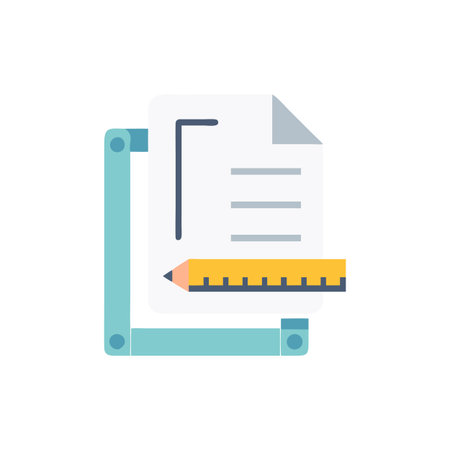Drafting Paper Icon for Designのイラスト素材
