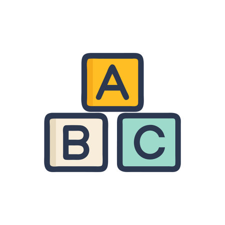 Alphabet Icon for Learningのイラスト素材