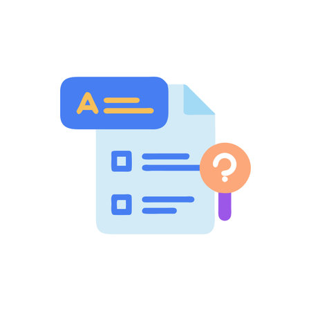 Educational Grading Iconのイラスト素材