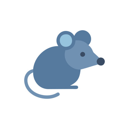 Cartoon Mouse Icon Designのイラスト素材