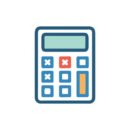 Scientific Calculator Iconのイラスト素材
