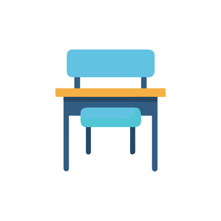 Contemporary Classroom Table Illustrationのイラスト素材