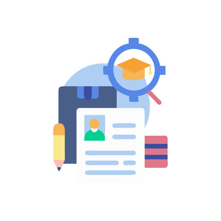 Educational Curriculum Development Iconのイラスト素材