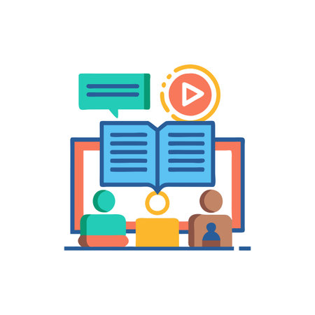 Icon for Learning Supportのイラスト素材