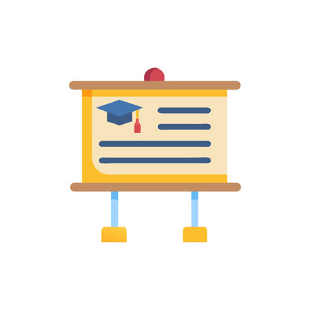 Educational Banner Iconのイラスト素材