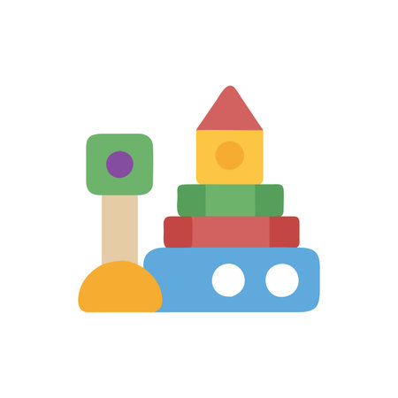 Educational Toy Iconのイラスト素材
