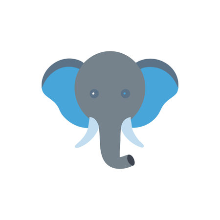 Educational Elephant Iconのイラスト素材