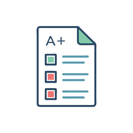 Icon for Examination Sheetsのイラスト素材