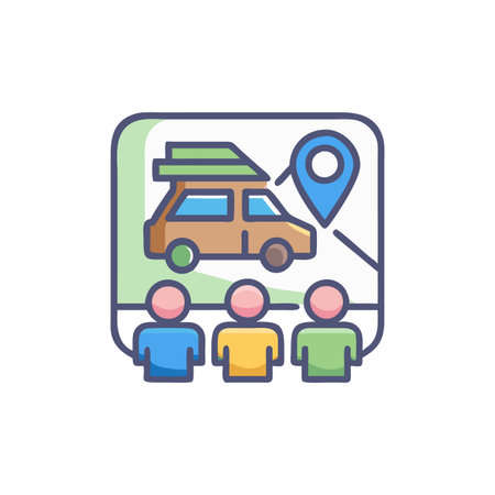 Educational Field Trip Iconのイラスト素材