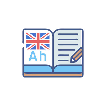 English Language Arts Iconのイラスト素材