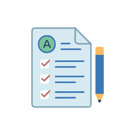 Icon for Examination Sheetsのイラスト素材