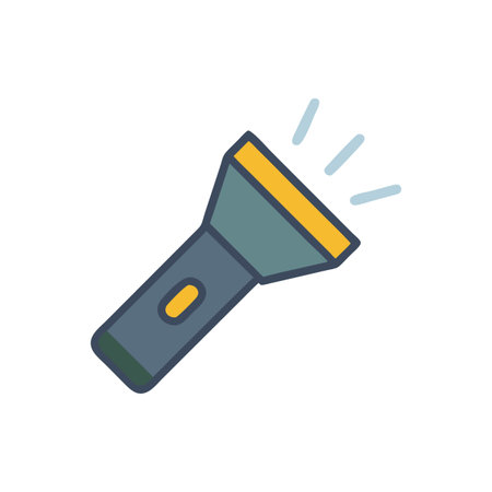 Flashlight Icon for Illuminationのイラスト素材
