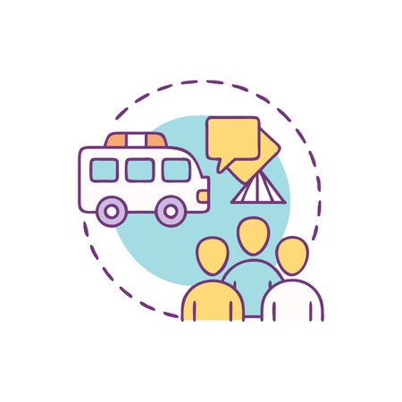 Field Trip Icon for Educationのイラスト素材