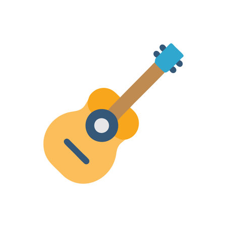 Guitar Icon for Musicのイラスト素材