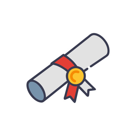 Icon for Diploma Scrollsのイラスト素材